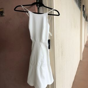 LULU's White Graduation Dress (BNWT)